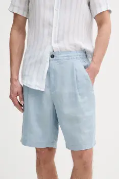 United Colors of Benetton pantaloni scurti din in 4AGHU900Z imagine