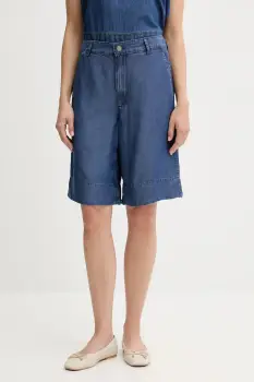 United Colors of Benetton pantaloni scurti uni, high waist, 4KHND9020 imagine