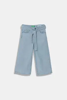 United Colors of Benetton pantaloni wide leg pentru copii imagine