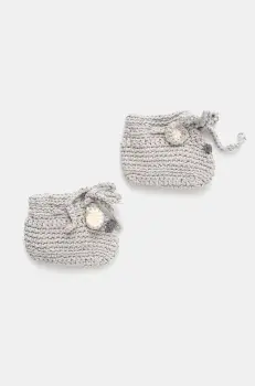 United Colors of Benetton papuci pentru copii culoarea gri, 6VEEA8009 imagine