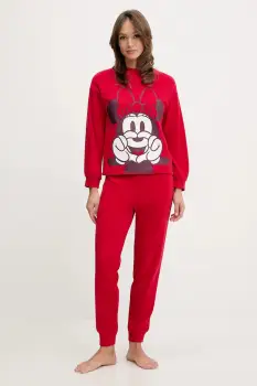 United Colors of Benetton pijama culoarea rosu, 3I473P04F imagine