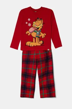 United Colors of Benetton pijama culoarea rosu, modelator, 37MW0P07T imagine