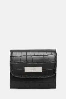 United Colors of Benetton portofel culoarea negru, 62Y9DY082 imagine