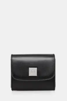 United Colors of Benetton portofel femei, culoarea negru, 6QTUDY075 imagine