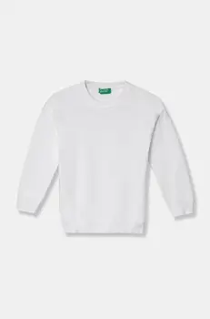 United Colors of Benetton pulover copii culoarea alb, light, 1098G100U imagine