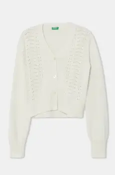 United Colors of Benetton pulover copii culoarea bej, light, 1370C601Q imagine