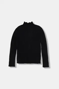 United Colors of Benetton pulover copii culoarea negru, light, 1Y7QC200P imagine