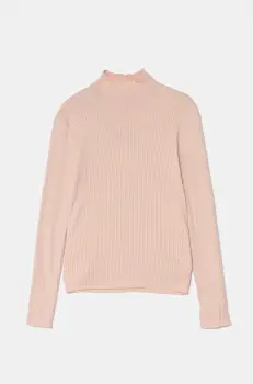 United Colors of Benetton pulover copii culoarea roz, light, 1194C200M imagine