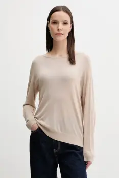 United Colors of Benetton pulover culoarea bej, light, 103VD10AV imagine