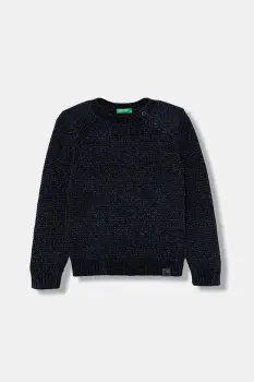 United Colors of Benetton pulover culoarea bleumarin, light, 16CLG100Z imagine