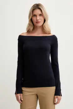 United Colors of Benetton pulover culoarea bleumarin, light, 1W2AD10E0 imagine