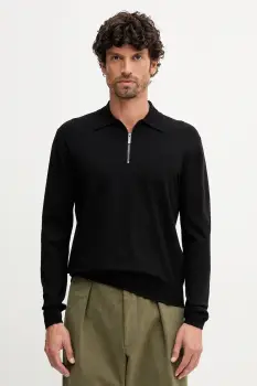 United Colors of Benetton pulover culoarea negru, light, 110XU301L imagine