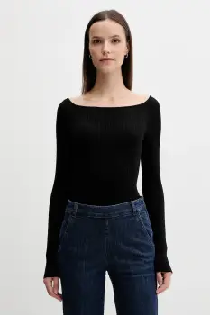 United Colors of Benetton pulover culoarea negru, light, 16UYD10E7 imagine