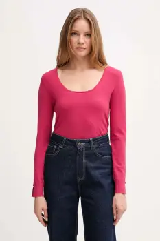 United Colors of Benetton pulover culoarea roz, light, 1W2AD10E5 imagine