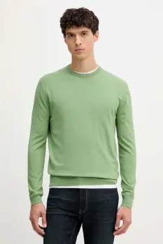 United Colors of Benetton pulover culoarea verde, light, 110XU10A5 imagine