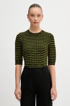 United Colors of Benetton pulover culoarea verde, light, 12F3D10EE imagine