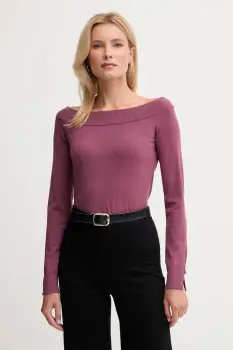 United Colors of Benetton pulover culoarea violet, light, 1W2AD10E0 imagine