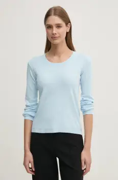 United Colors of Benetton pulover de bumbac culoarea gri, light, 1091D1M08 imagine