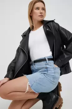 United Colors of Benetton pulover de bumbac femei, culoarea alb, light imagine