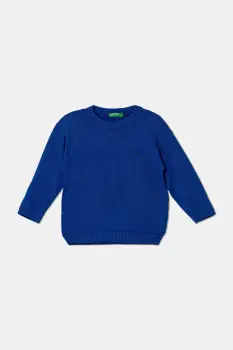 United Colors of Benetton pulover de bumbac pentru copii light, 120YG100X imagine
