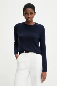 United Colors of Benetton pulover de casmir culoarea bleumarin, light, 1033D107P imagine