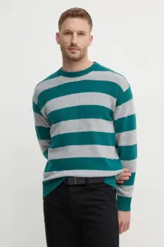 United Colors of Benetton pulover de lana barbati, culoarea gri, light, 18AYK107Y imagine