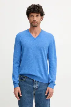 United Colors of Benetton pulover de lana culoarea gri, 1002U4407 imagine