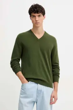 United Colors of Benetton pulover de lana culoarea gri, 1002U4407 imagine