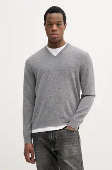 United Colors of Benetton pulover de lana culoarea gri, 1002U4407 imagine