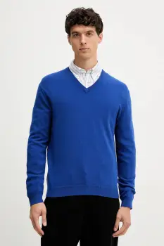 United Colors of Benetton pulover de lana culoarea gri, 1002U4407 imagine