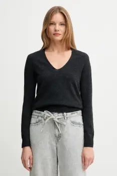 United Colors of Benetton pulover de lana culoarea gri, light, 1002D401Y imagine