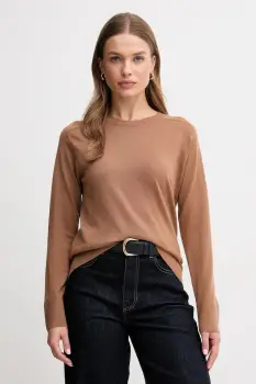 United Colors of Benetton pulover de lana culoarea gri, light, 11AHD10CV imagine