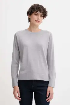 United Colors of Benetton pulover de lana culoarea gri, light, 11AHD10CV imagine