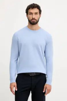 United Colors of Benetton pulover de lana culoarea maro, light, 1002U1G34 imagine