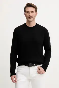 United Colors of Benetton pulover de lana culoarea negru, 103MU10B5 imagine