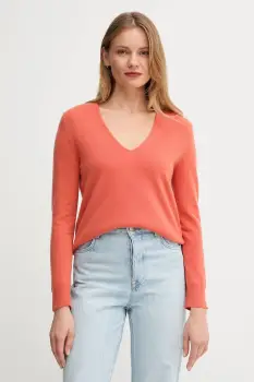 United Colors of Benetton pulover de lana culoarea portocaliu, light, 1002D401Y imagine