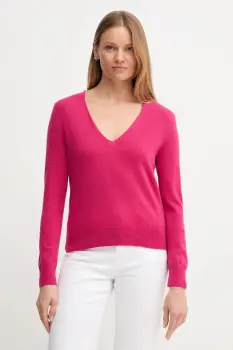 United Colors of Benetton pulover de lana culoarea roz, light, 1002D401Y imagine