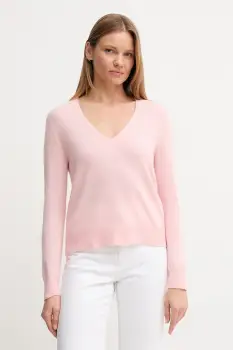 United Colors of Benetton pulover de lana culoarea roz, light, 1002D401Y imagine