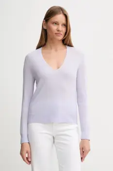 United Colors of Benetton pulover de lana culoarea violet, light, 1002D401Y imagine