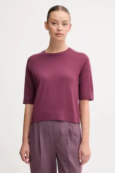 United Colors of Benetton pulover de lana culoarea violet, light, 11AHD10E6 imagine