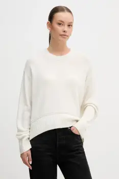 United Colors of Benetton pulover din amestec de lana culoarea bej, 1244D10BC imagine