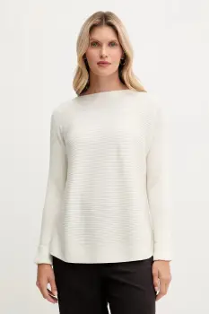 United Colors of Benetton pulover din amestec de lana culoarea bej, 1Y6SD10CH imagine