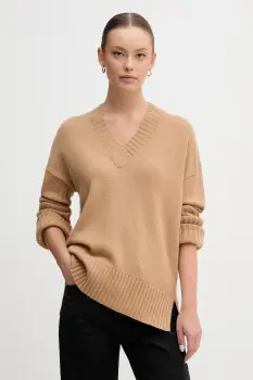 United Colors of Benetton pulover din amestec de lana culoarea verde, 1244D403A imagine