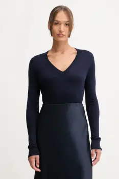 United Colors of Benetton pulover din amestec de matase culoarea roz, light, 1ZRED402L imagine