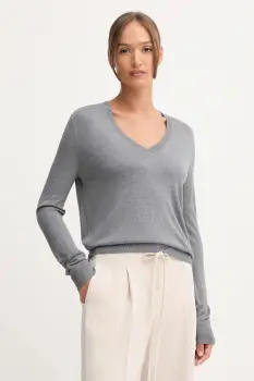 United Colors of Benetton pulover din amestec de matase culoarea roz, light, 1ZRED402L imagine