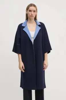 United Colors of Benetton pulover femei, culoarea albastru marin, light, 1144EN00D imagine