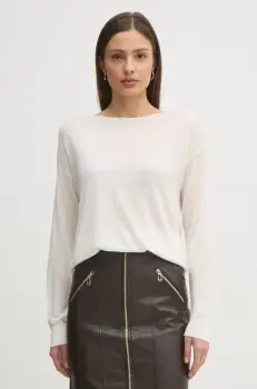 United Colors of Benetton pulover femei, culoarea bej, light, 103VD10AV imagine