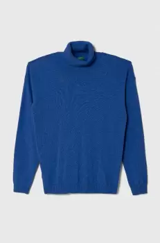 United Colors of Benetton pulover pentru copii din amestec de lana light imagine