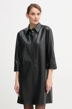 United Colors of Benetton rochie culoarea negru, mini, drept, 4M3CDV0BZ imagine