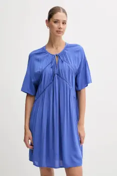 United Colors of Benetton rochie culoarea violet, mini, evazati, 4VW95V02B imagine